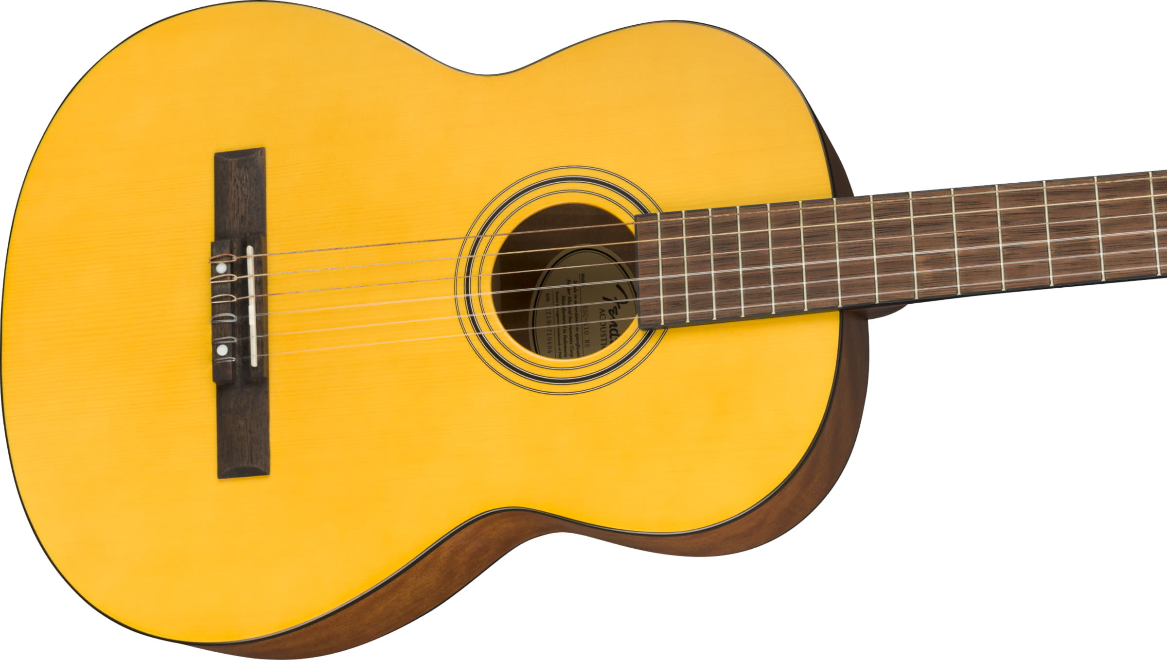 Классическая гитара Fender CN-30 Natural — корпус и детали - фото 4