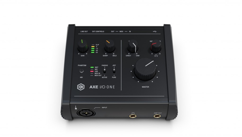 USB-аудиоинтерфейс IK Multimedia AXE I/O ONE — разъёмы и органы управления - фото 3
