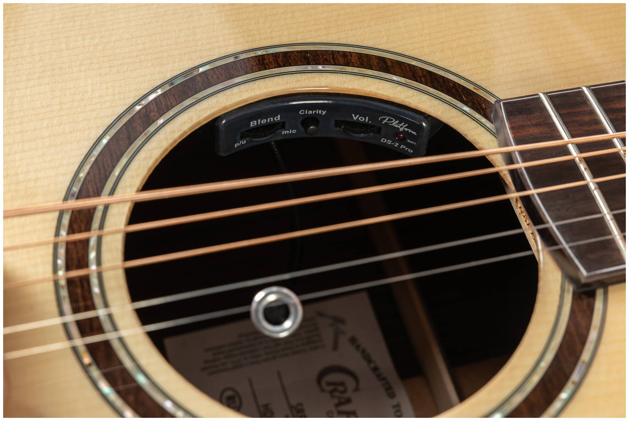Электроакустическая гитара Crafter SRP D -36e — корпус и детали - фото 6