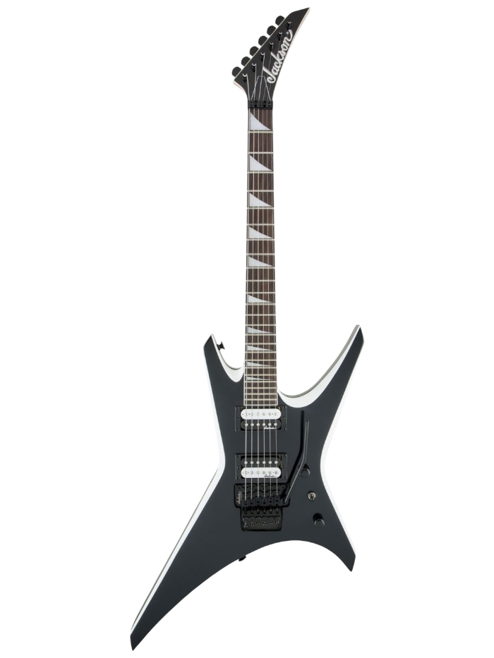Электрогитара Jackson JS32 Warrior Black / White Bevels — общий вид