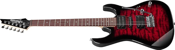 Электрогитара Ibanez GRX70QA-TRB — корпус и детали - фото 3