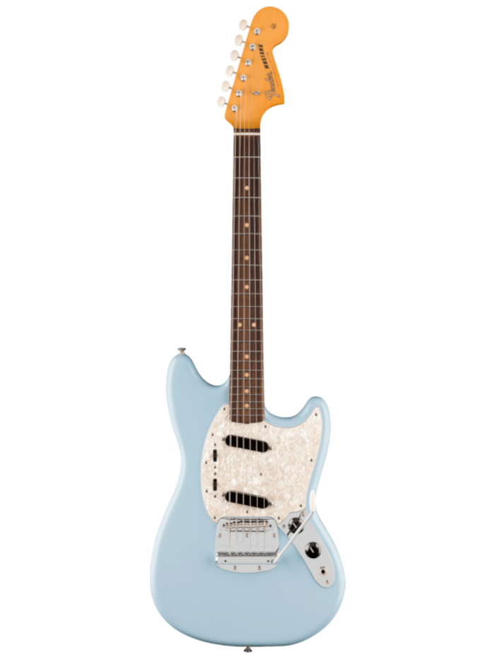 Электрогитара Fender Vintera III Mid '60s Mustang RW Sonic Blue — общий вид