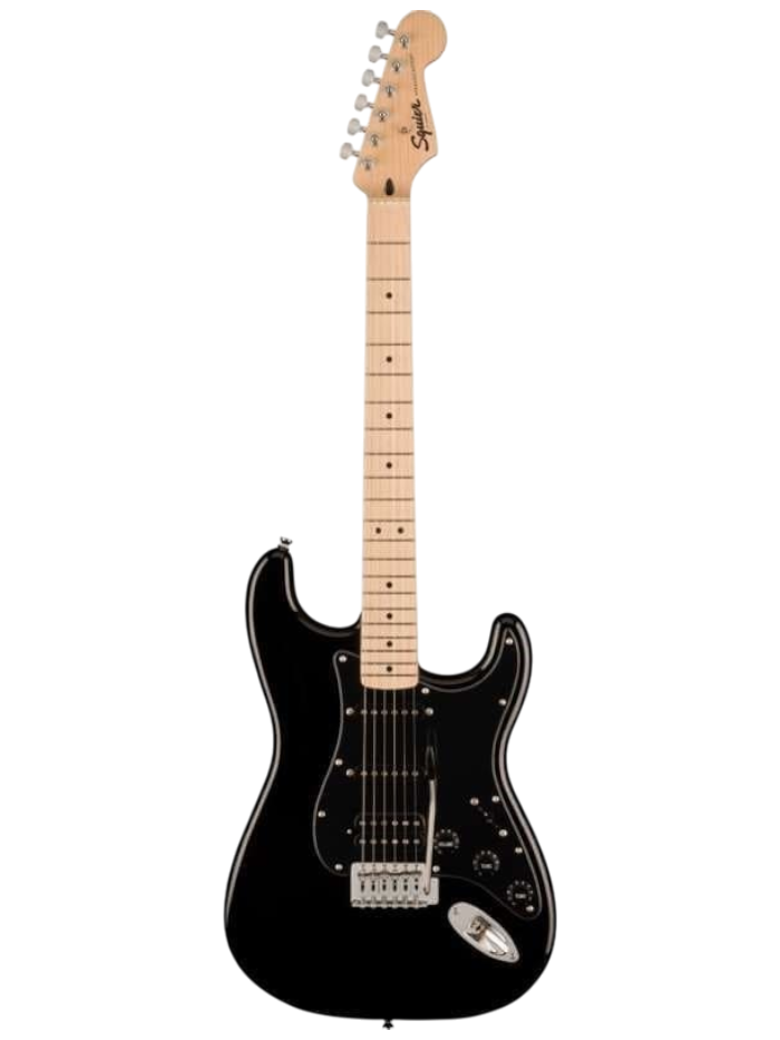 Электрогитара Squier Sonic Stratocaster HSS MN Black — общий вид