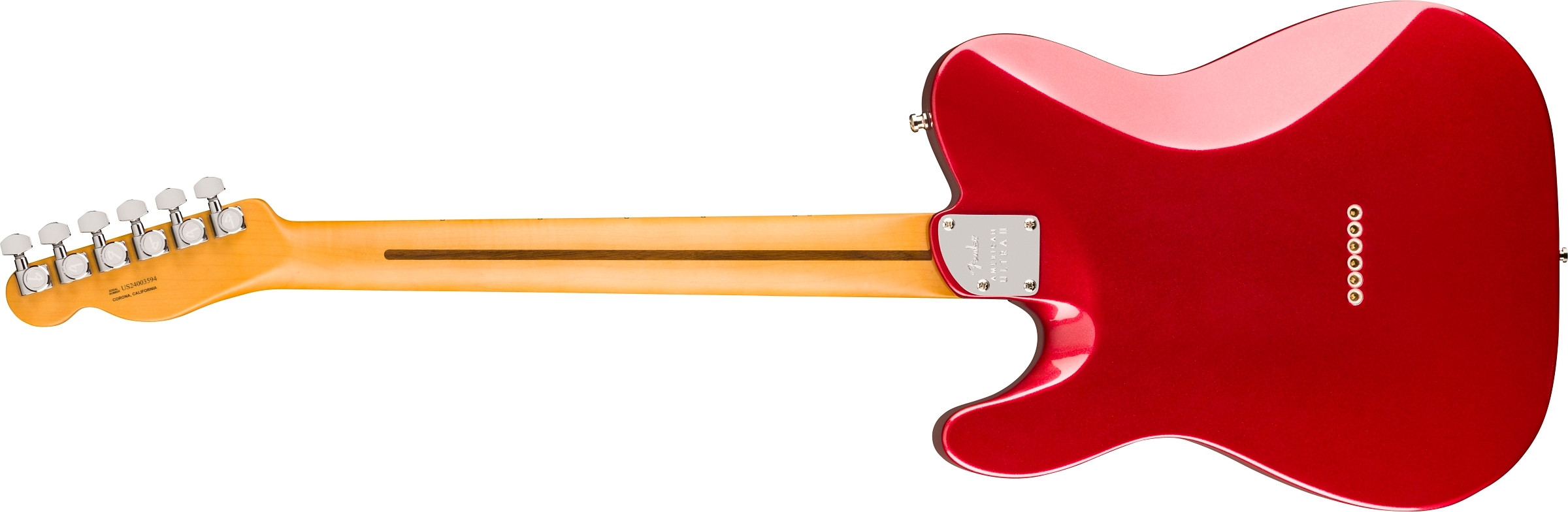 Электрогитара Fender American Ultra II Telecaster Sinister Red — корпус и детали - фото 1