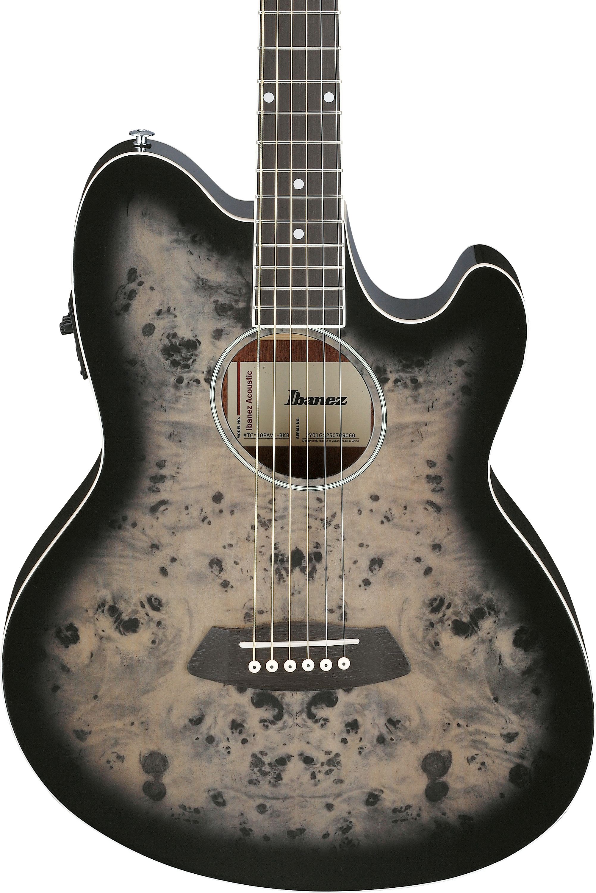 Электроакустическая гитара Ibanez TCY10PA-BKB — корпус и детали - фото 3