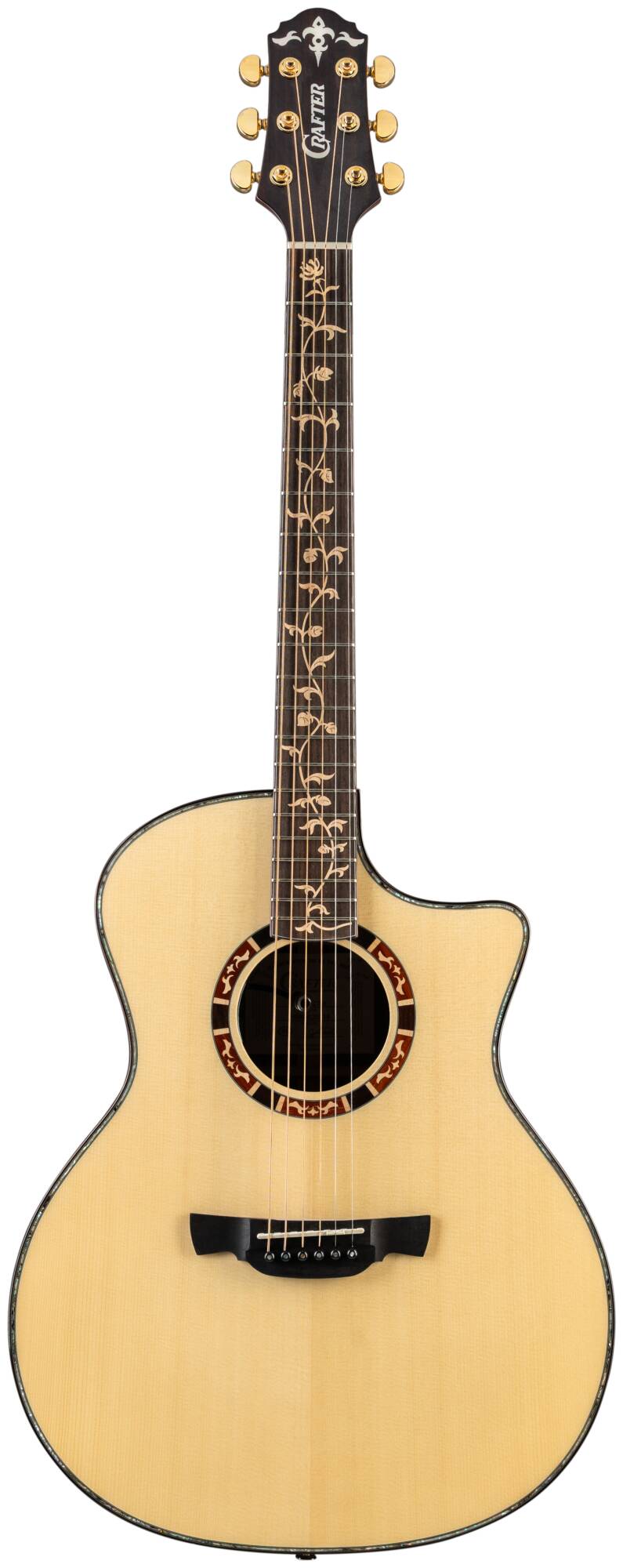 Электроакустическая гитара Crafter SRP G -27ce — корпус и детали