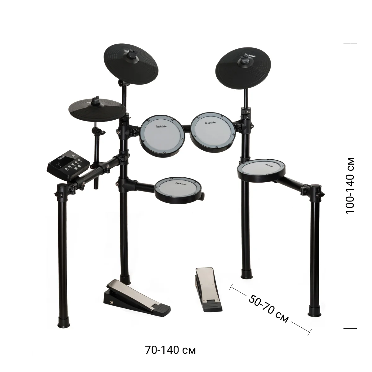 Электронные барабаны Rockdale Tempest Mesh 1 - фото 11