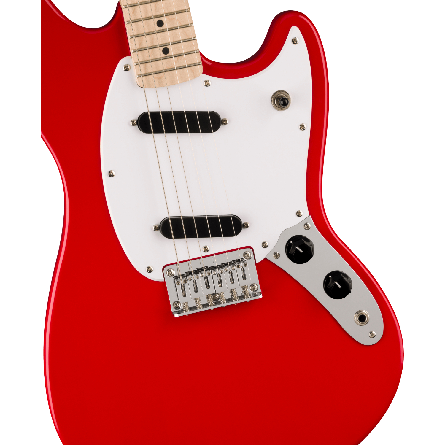 Электрогитара Squier Sonic Mustang Torino Red — корпус и детали - фото 3