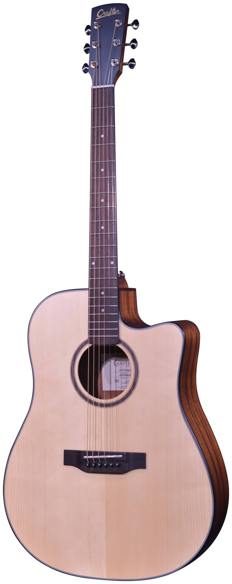 Акустическая гитара Crafter LITE D-16c — корпус и детали