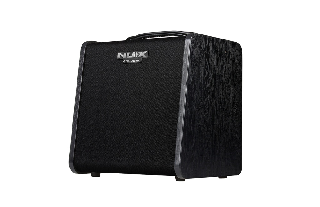 Комбоусилитель для акустической гитары Nux AC-60 — панель управления | Комбоусилитель для акустической гитары Nux AC-60 — разъёмы | Комбоусилитель для акустической гитары Nux AC-60 — детальный вид