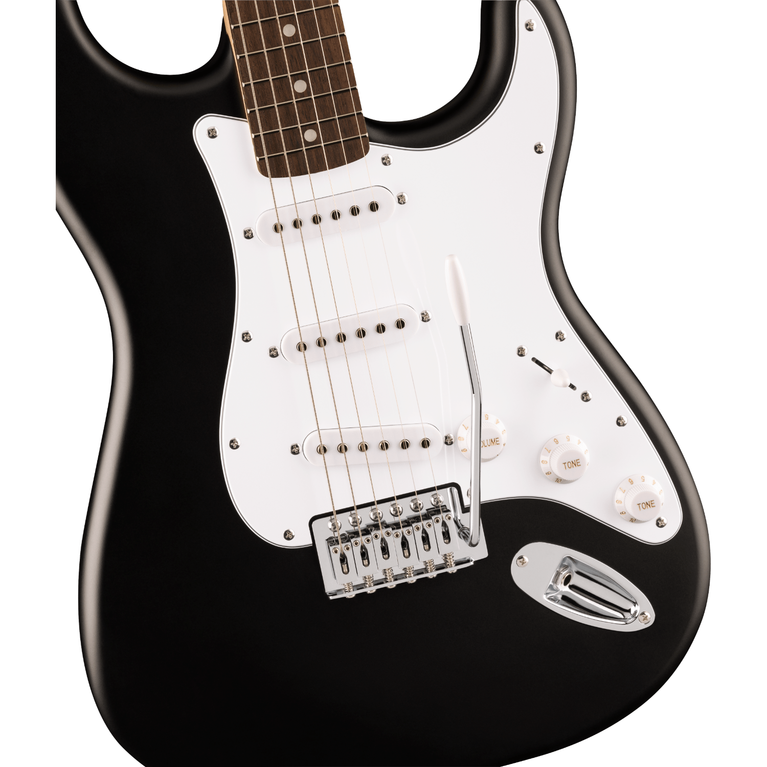 Электрогитара Squier DEBUT Stratocaster LRL BLK — корпус и детали - фото 3