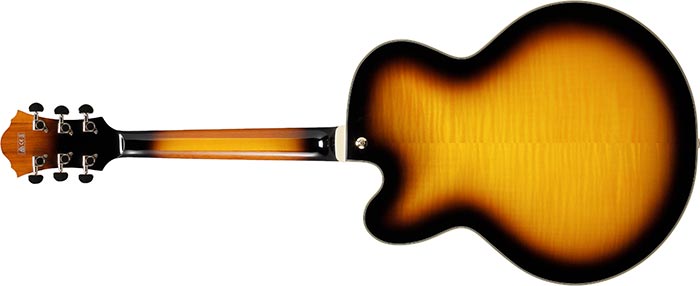 Полуакустическая гитара Ibanez AF95FM-AYS — корпус и детали - фото 4
