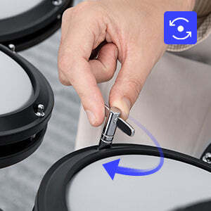 Электронные барабаны Donner DED-80 4 Drums 3 Cymbals - фото 4