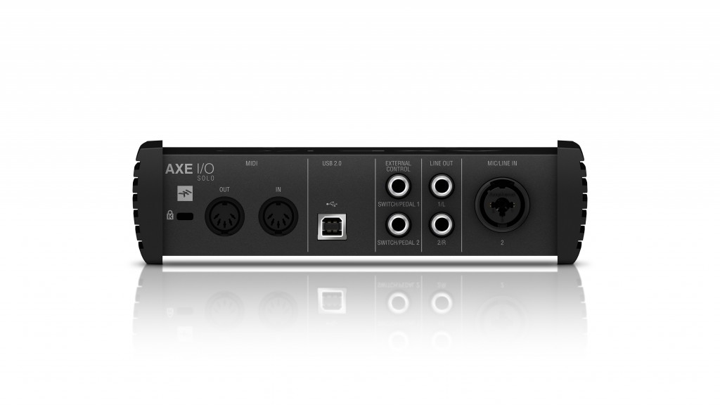 USB-аудиоинтерфейс IK Multimedia AXE I/O Solo — разъёмы и органы управления - фото 1