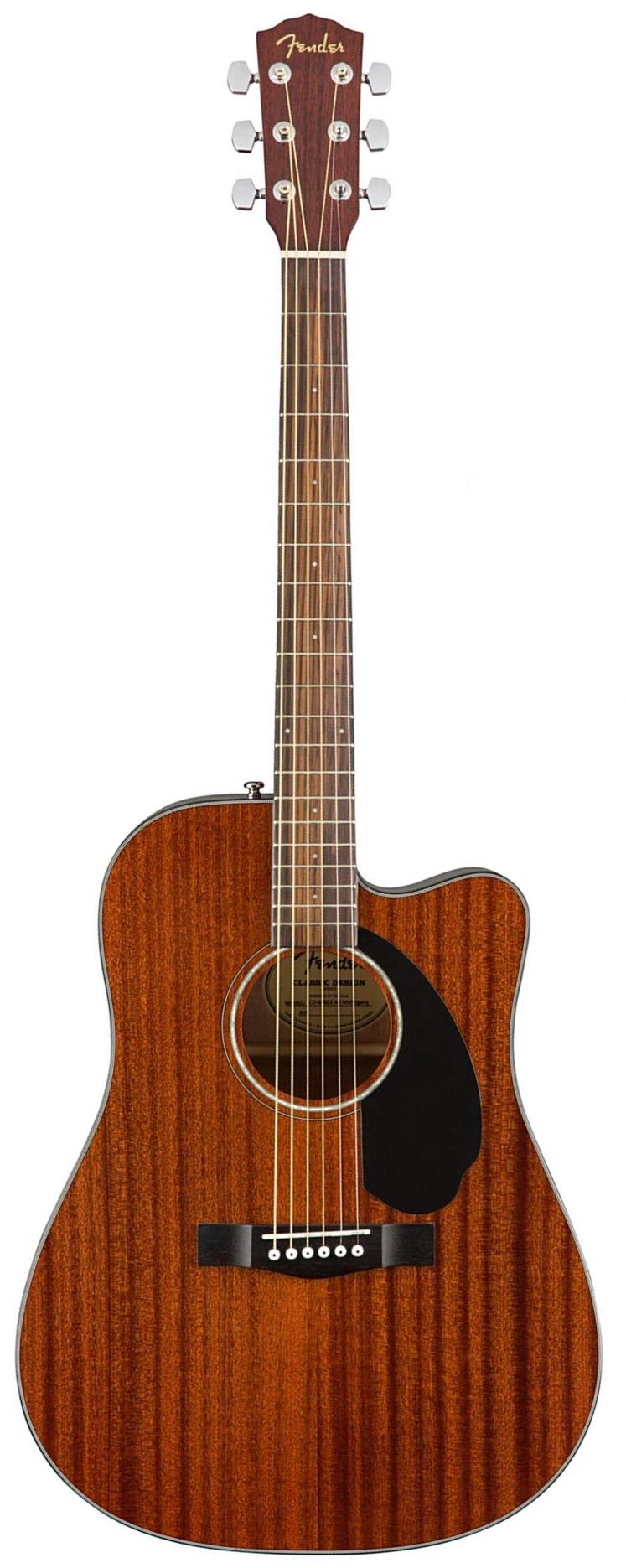 Электроакустическая гитара Fender CD-60SCE Mahogany — корпус и детали