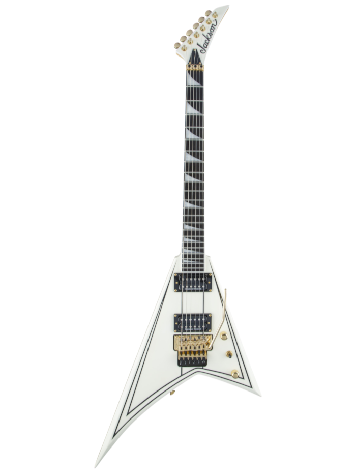 Электрогитара Jackson PRO Randy Rhoads RR3 Ivory / Black Stripes — общий вид