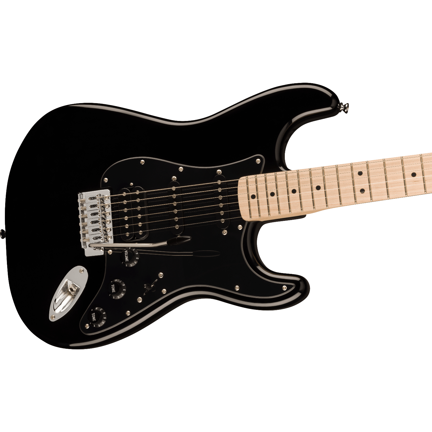 Электрогитара Squier Sonic Stratocaster HSS MN Black — корпус и детали - фото 2
