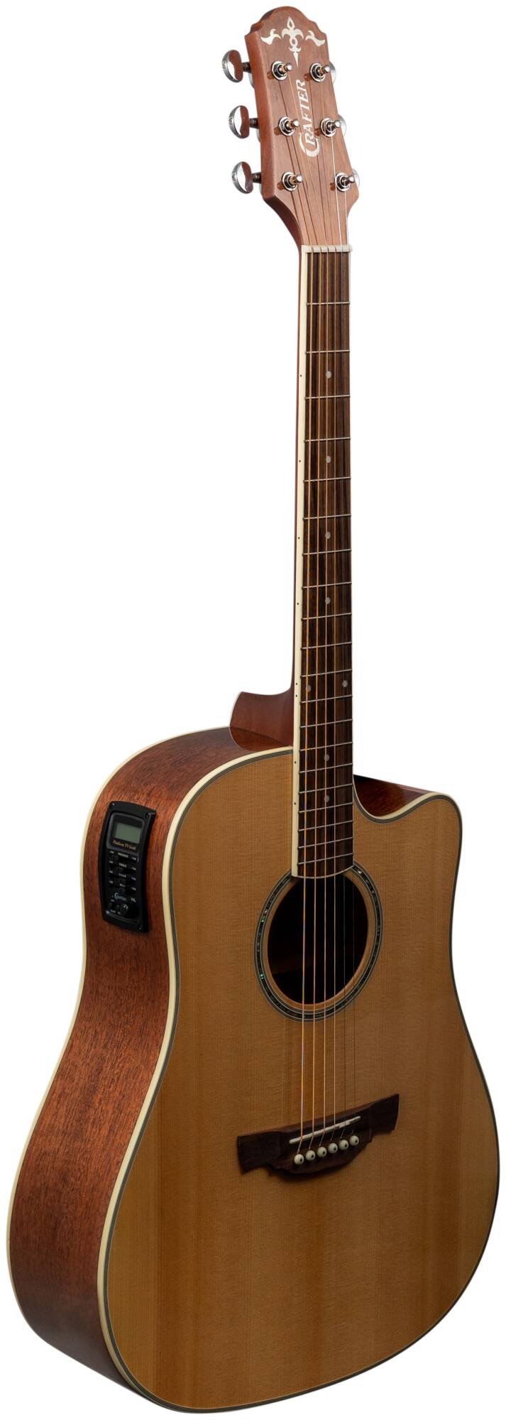 Электроакустическая гитара Crafter DE-8 /NC — корпус и детали - фото 3