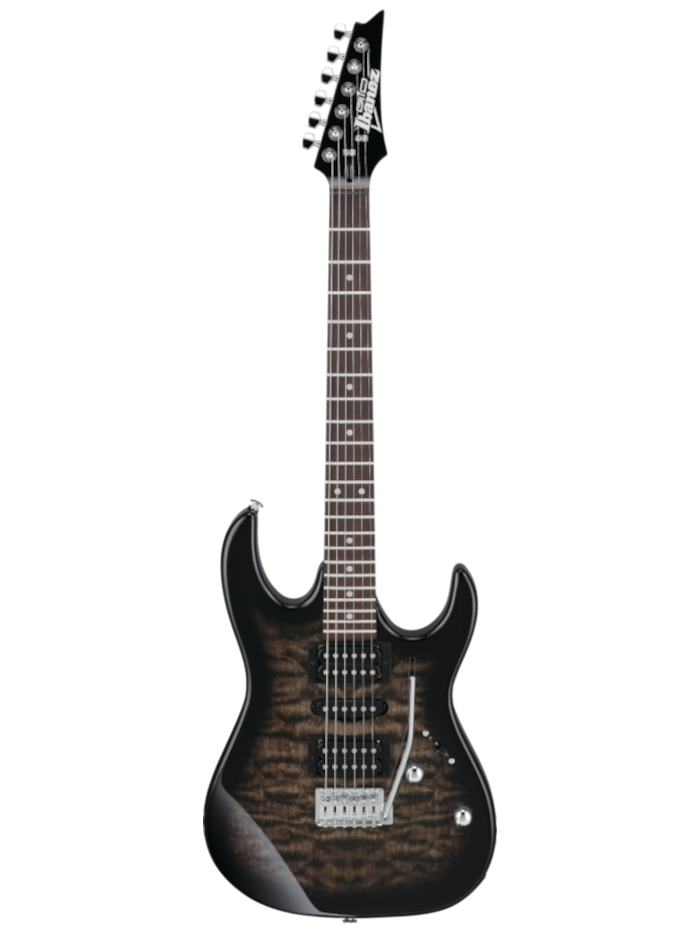 Электрогитара Ibanez GRX70QA-TKS — общий вид
