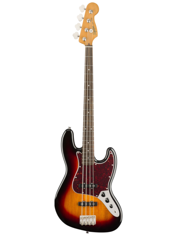 Бас-гитара Squier Classic Vibe '60s Jazz Bass LRL 3-Color Sunburst — общий вид