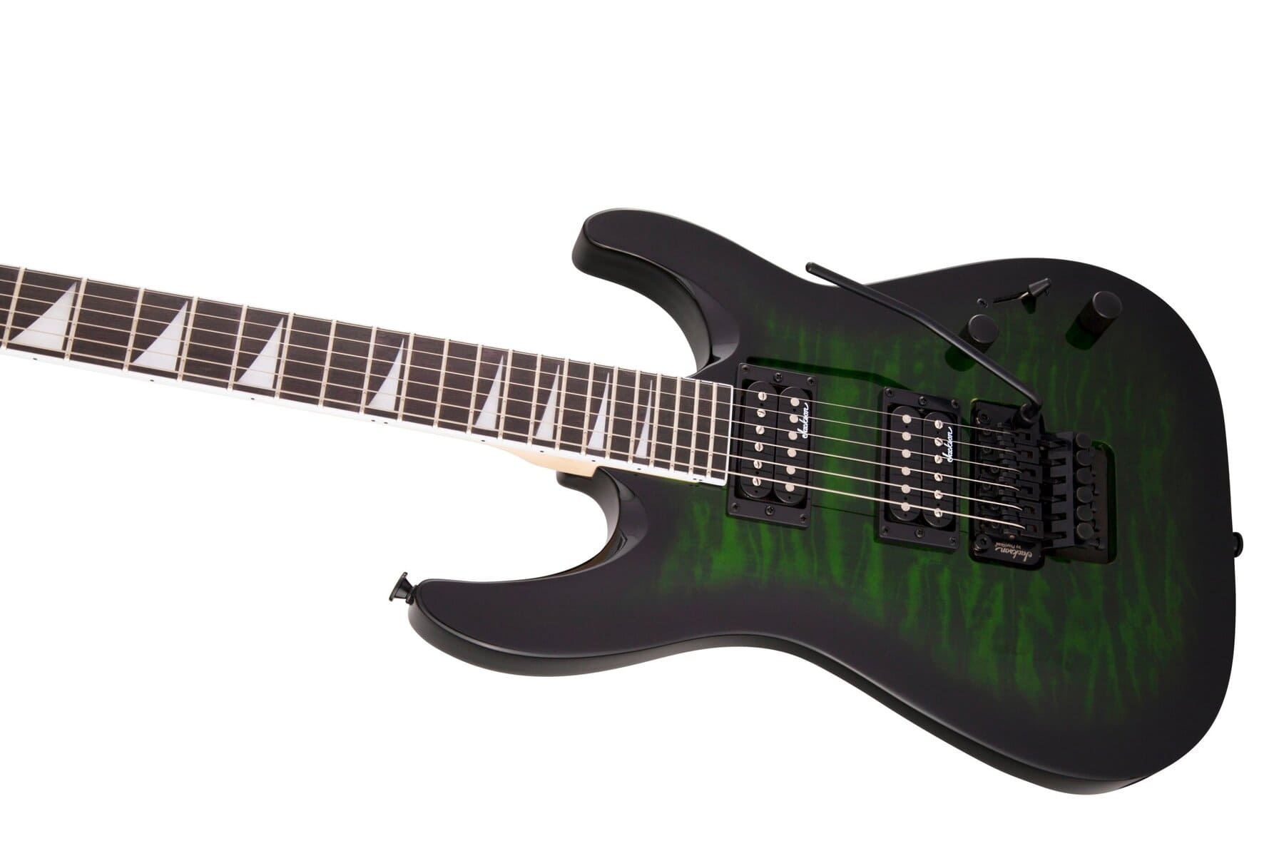 Электрогитара Jackson JS32Q Dinky DKA Green Burst — корпус и детали - фото 6
