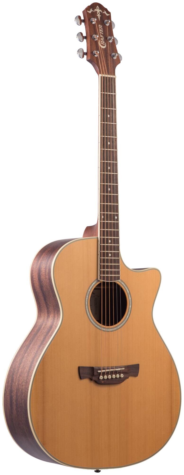 Электроакустическая гитара Crafter GAE-7 /NC — корпус и детали - фото 2