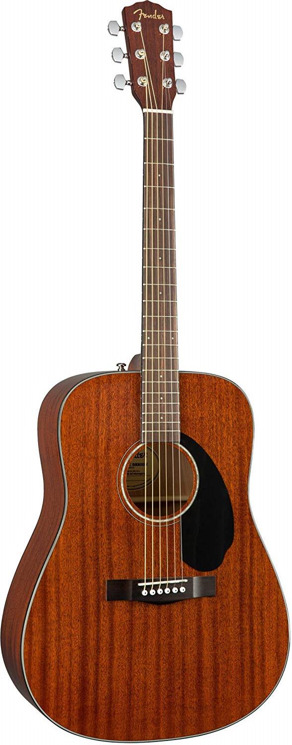Акустическая гитара Fender CD-60S Mahogany — корпус и детали - фото 1