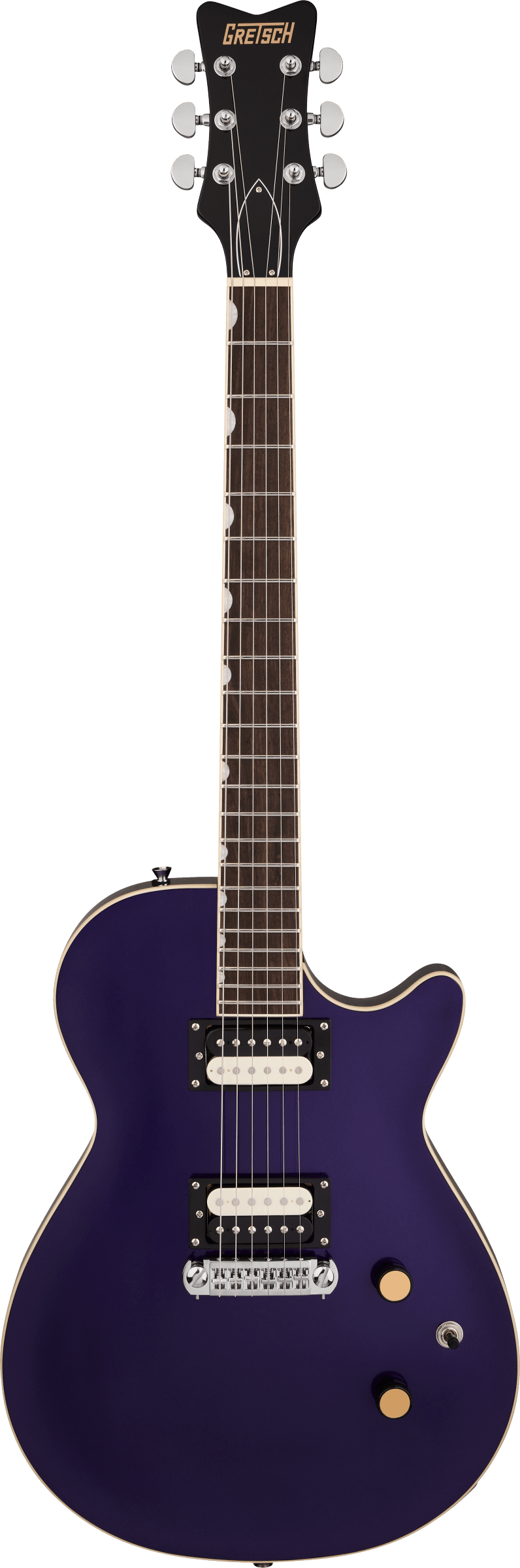 Электрогитара Gretsch Streamliner Jet Laurel Fingerboard Nightshade Purple — корпус и детали