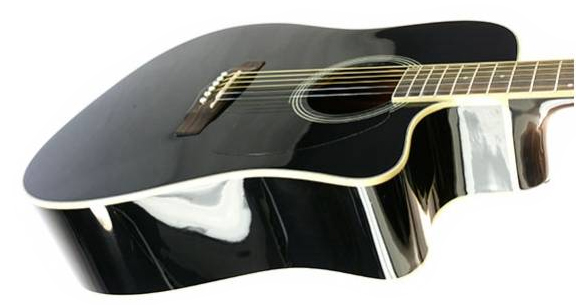 Электроакустическая гитара Ibanez PF15ECE-BK — корпус и детали - фото 1
