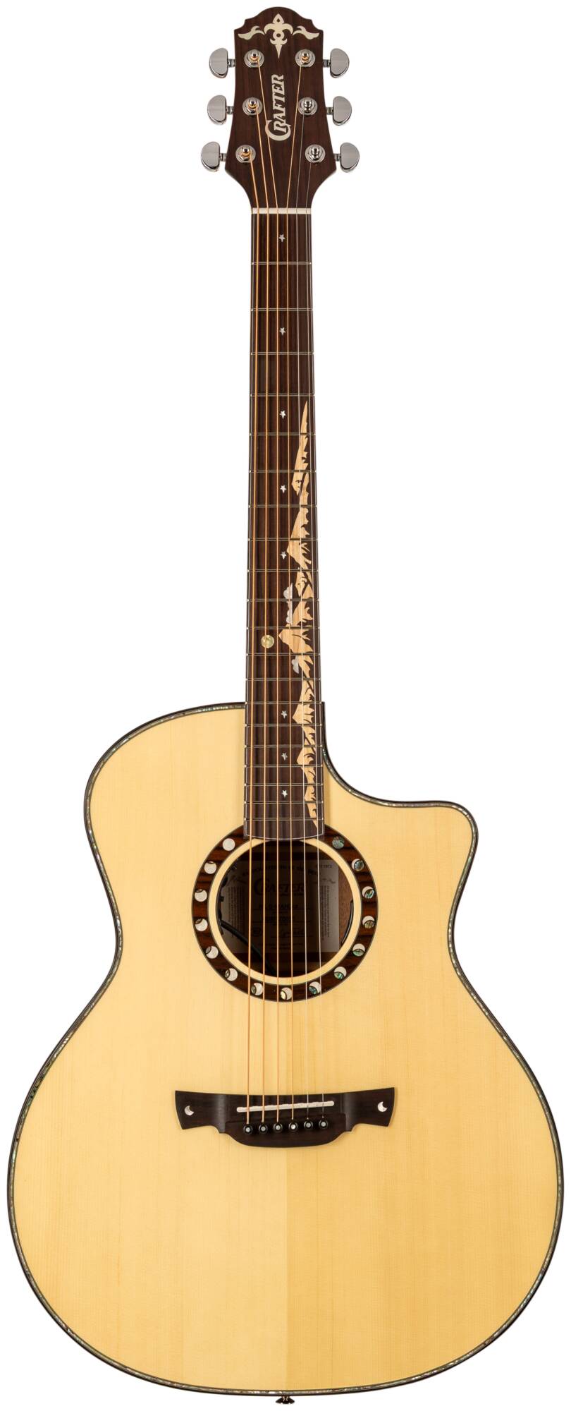 Электроакустическая гитара Crafter ML G-MAHOce — корпус и детали