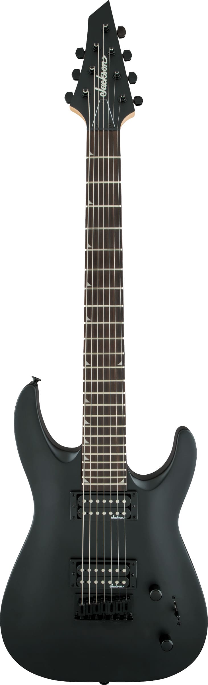 Электрогитара Jackson JS22-7 Dinky DKA Satin Black — корпус и детали