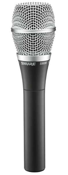 Студийный микрофон Shure SM86 — общий вид