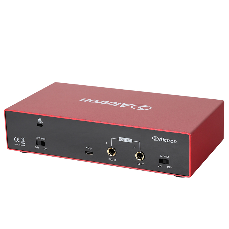 USB-аудиоинтерфейс Alctron U48MKII — разъёмы и органы управления - фото 1