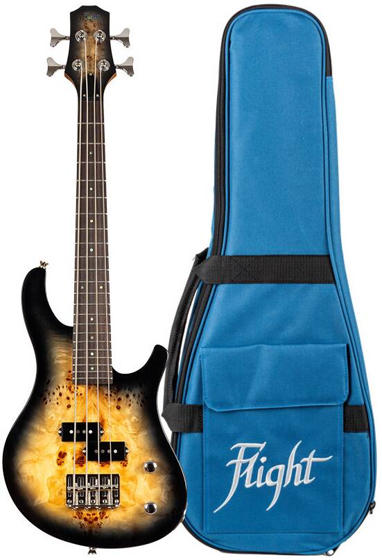 Бас-гитара Flight Mini Bass PBR — корпус и детали