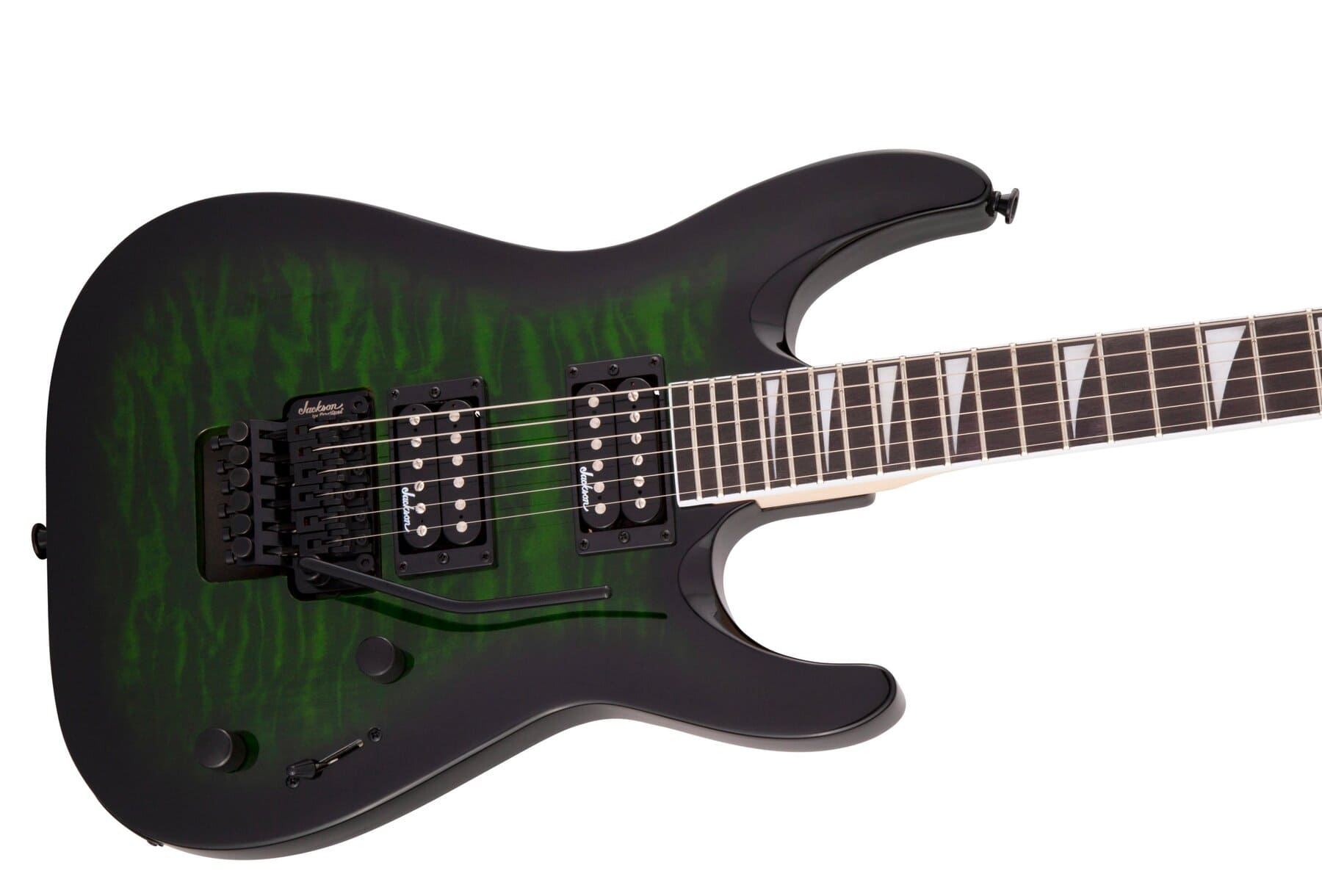 Электрогитара Jackson JS32Q Dinky DKA Green Burst — корпус и детали - фото 5
