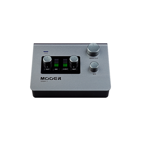 USB-аудиоинтерфейс Mooer MA50 STEEP I — разъёмы и органы управления - фото 4