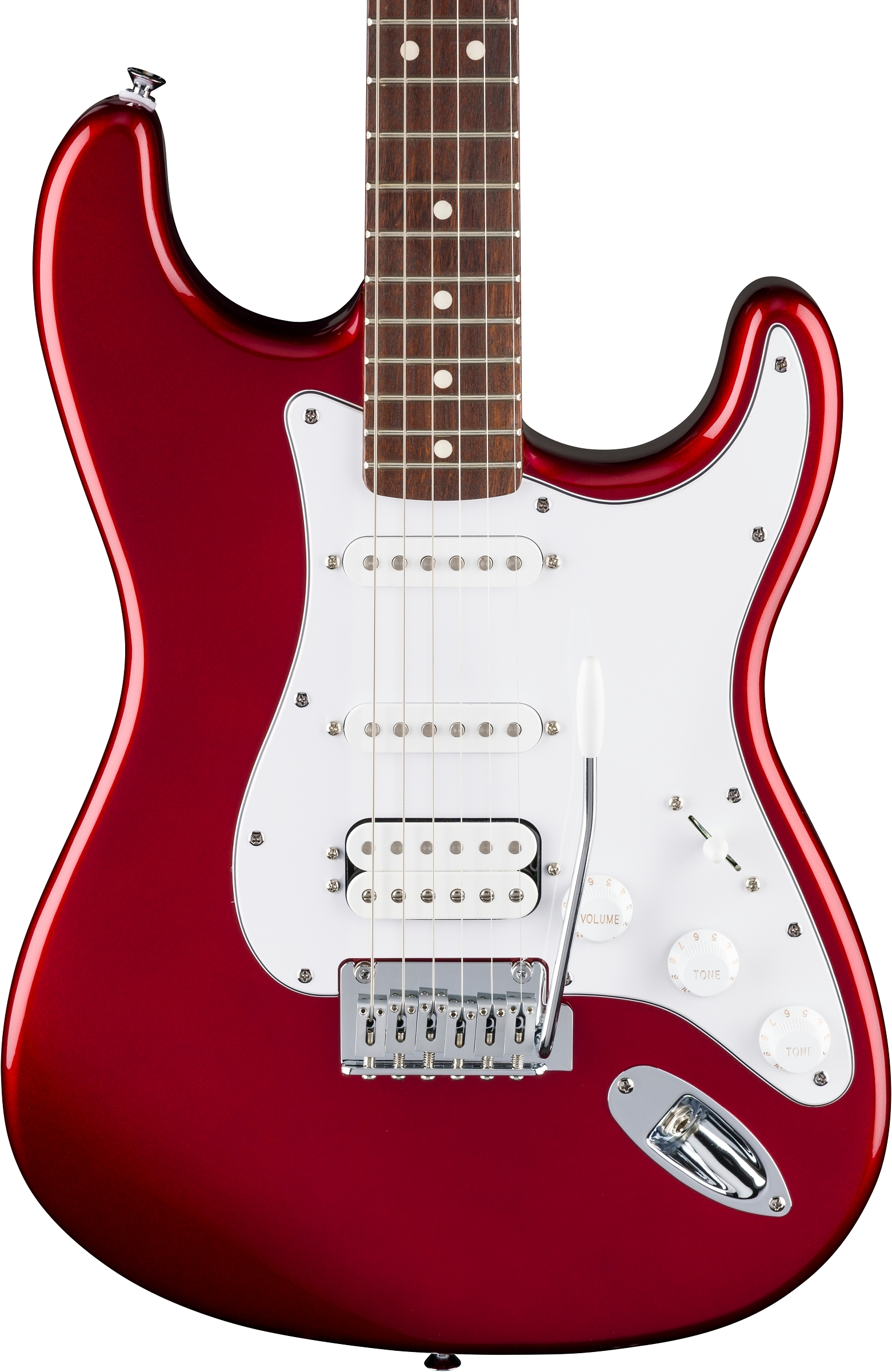 Электрогитара Fender Standard Stratocaster HSS LRL Candy Cola — корпус и детали - фото 2