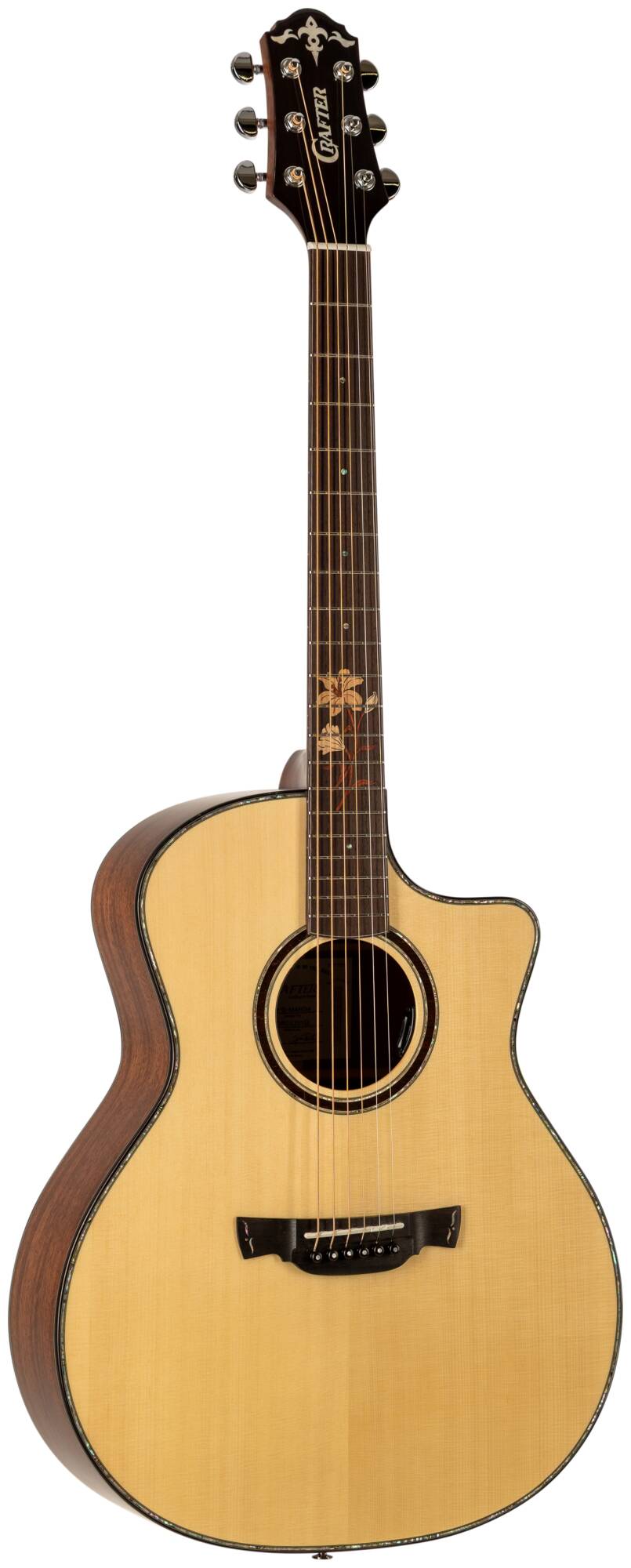 Электроакустическая гитара Crafter WF G-MAHOce — корпус и детали - фото 4