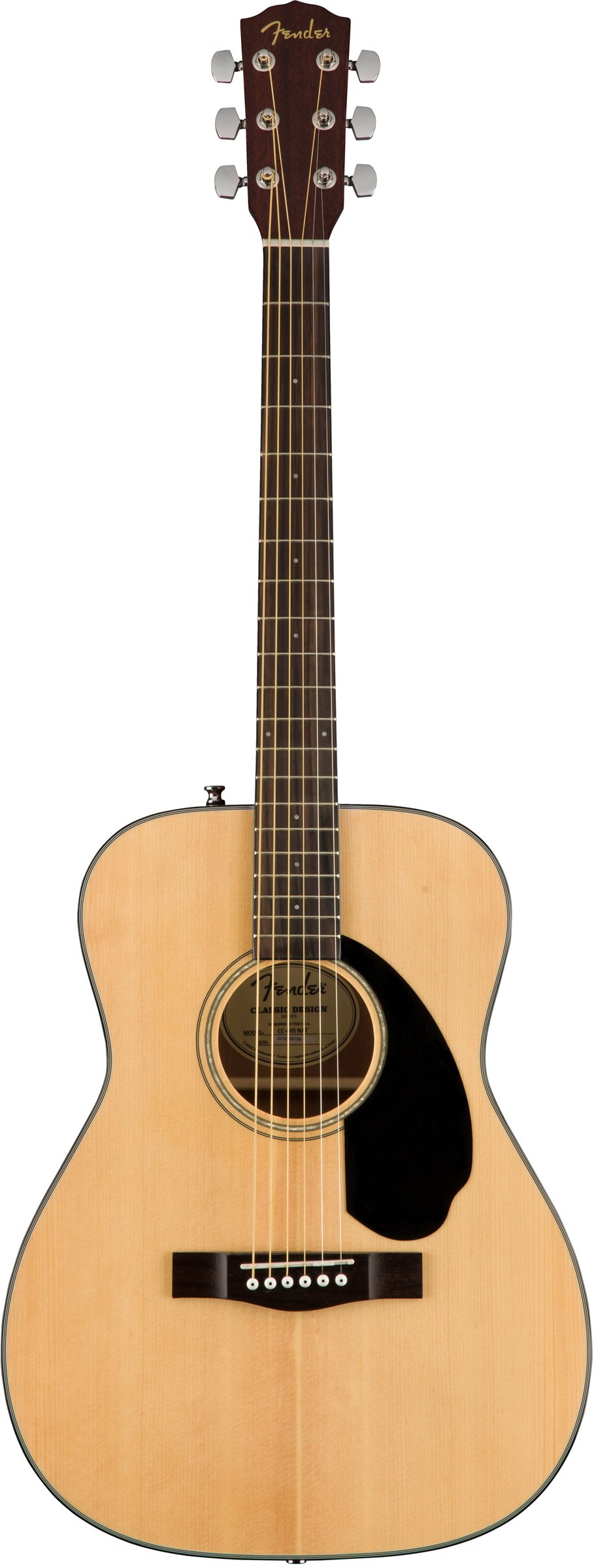 Акустическая гитара Fender CC-60S Natural — корпус и детали