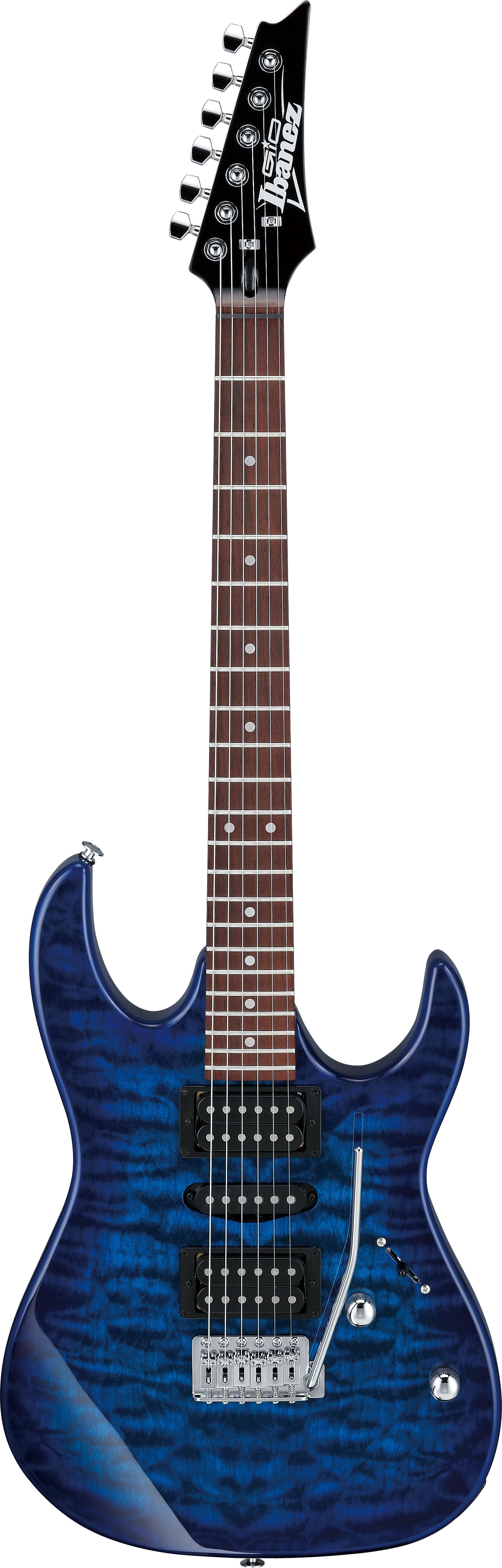 Электрогитара Ibanez GRX70QA-TBB — корпус и детали
