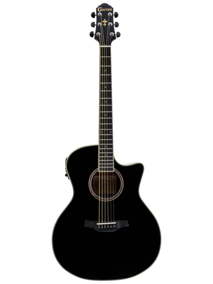 Электроакустическая гитара Crafter HG-250 CE/BK — общий вид