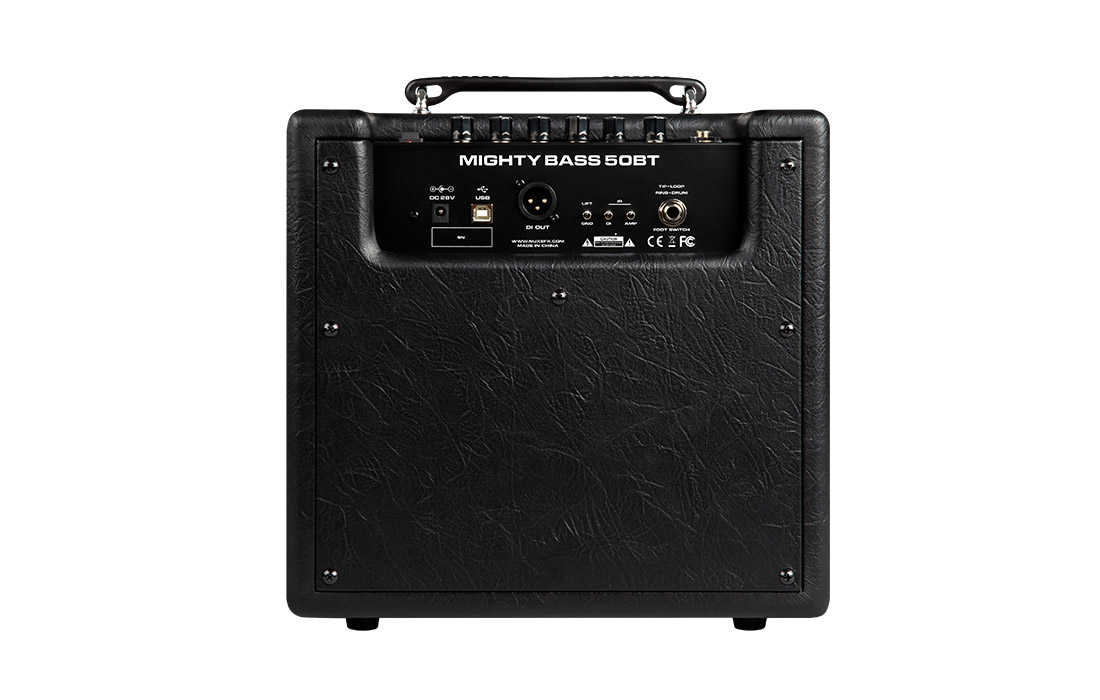 Басовый комбоусилитель Nux Mighty-Bass-50BT — панель управления | Басовый комбоусилитель Nux Mighty-Bass-50BT — разъёмы | Басовый комбоусилитель Nux Mighty-Bass-50BT — детальный вид | Басовый комбоусилитель Nux Mighty-Bass-50BT — детальный вид - фото 2