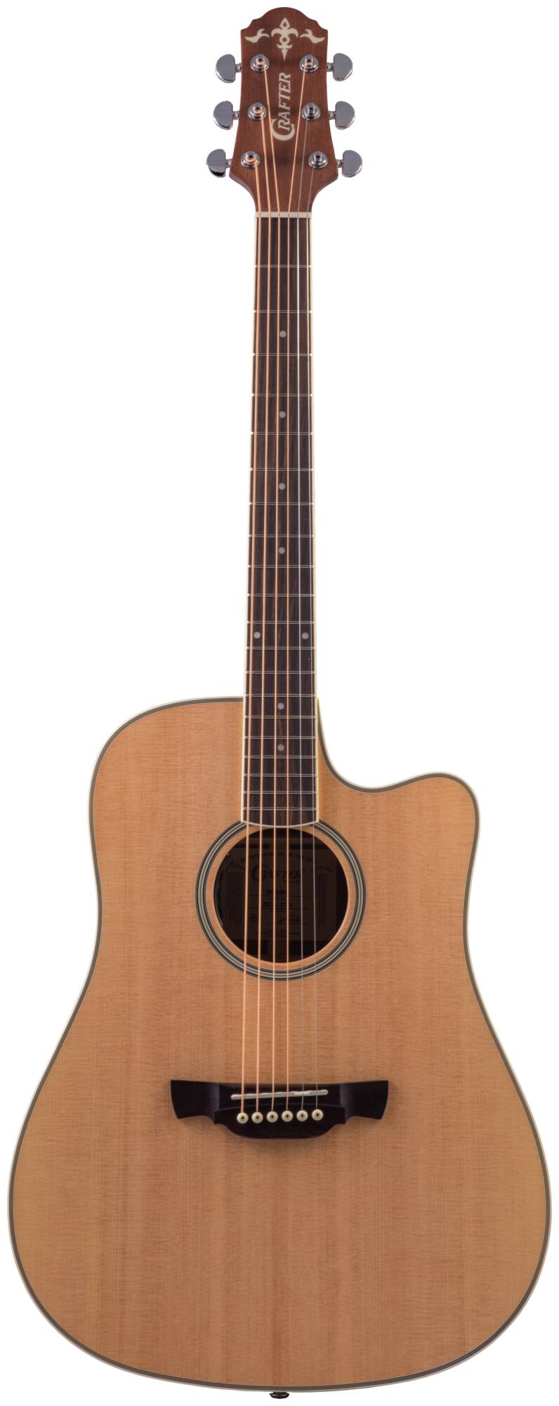 Электроакустическая гитара Crafter DE-6 /NC — корпус и детали