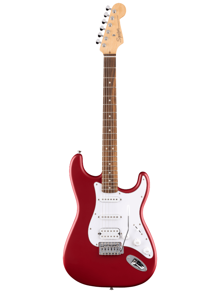 Электрогитара Squier DEBUT Stratocaster HSS LRL DKR — общий вид