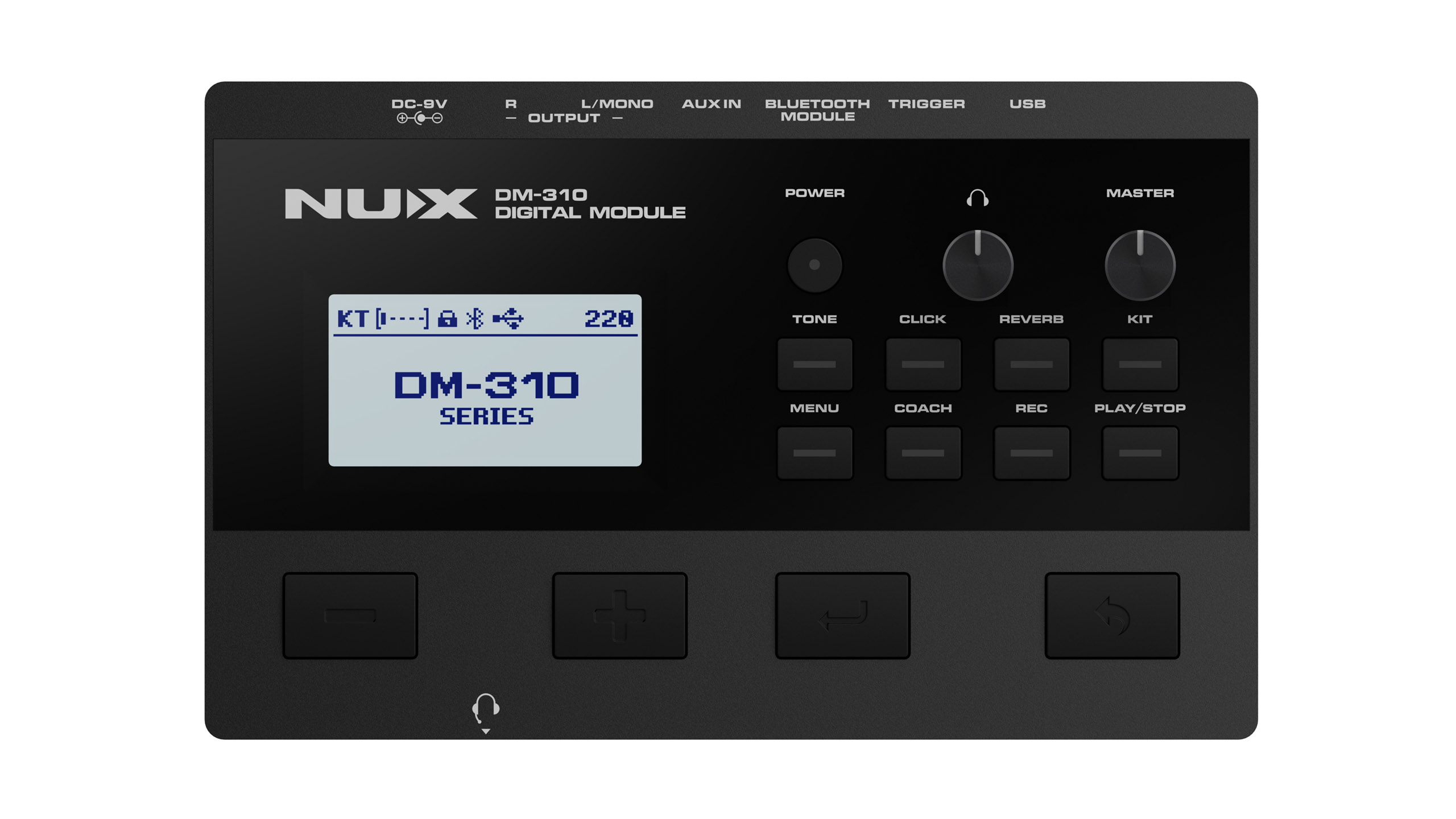Электронные барабаны Nux DM-310 — модуль, сетчатые пэды 10″ и 8″, тарелки 12″ и 14″ - фото 9