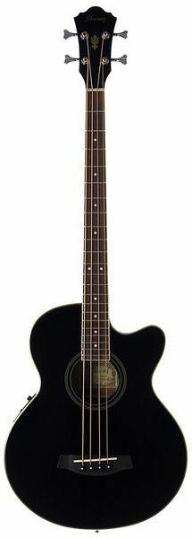 Электроакустическая бас-гитара Ibanez AEB8E-BK — корпус и детали - фото 1