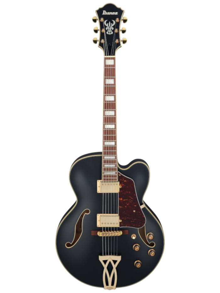 Полуакустическая гитара Ibanez AF75G-BKF — общий вид