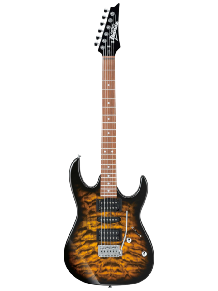 Электрогитара Ibanez GRX70QA-SB — общий вид
