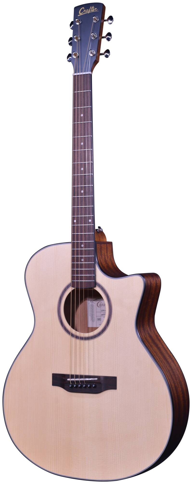 Электроакустическая гитара Crafter LITE G-16ce — корпус и детали