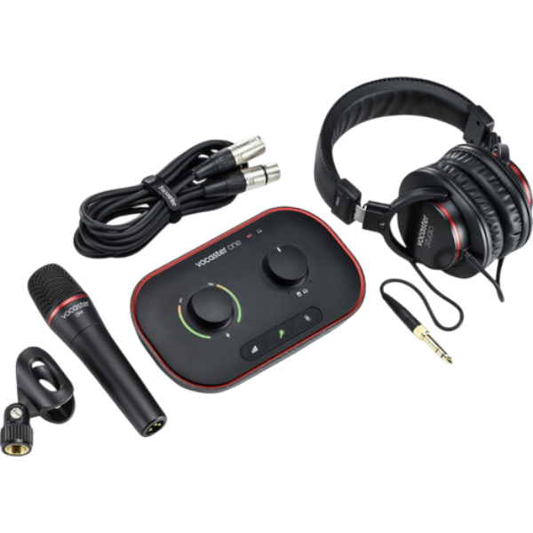 USB-аудиоинтерфейс Focusrite Vocaster One Studio — общий вид
